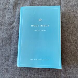Holy Bible Large Print English Standard Version Paperback Book